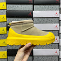 UGG Sand & Yellow Slip-On Platform Ankle Boots