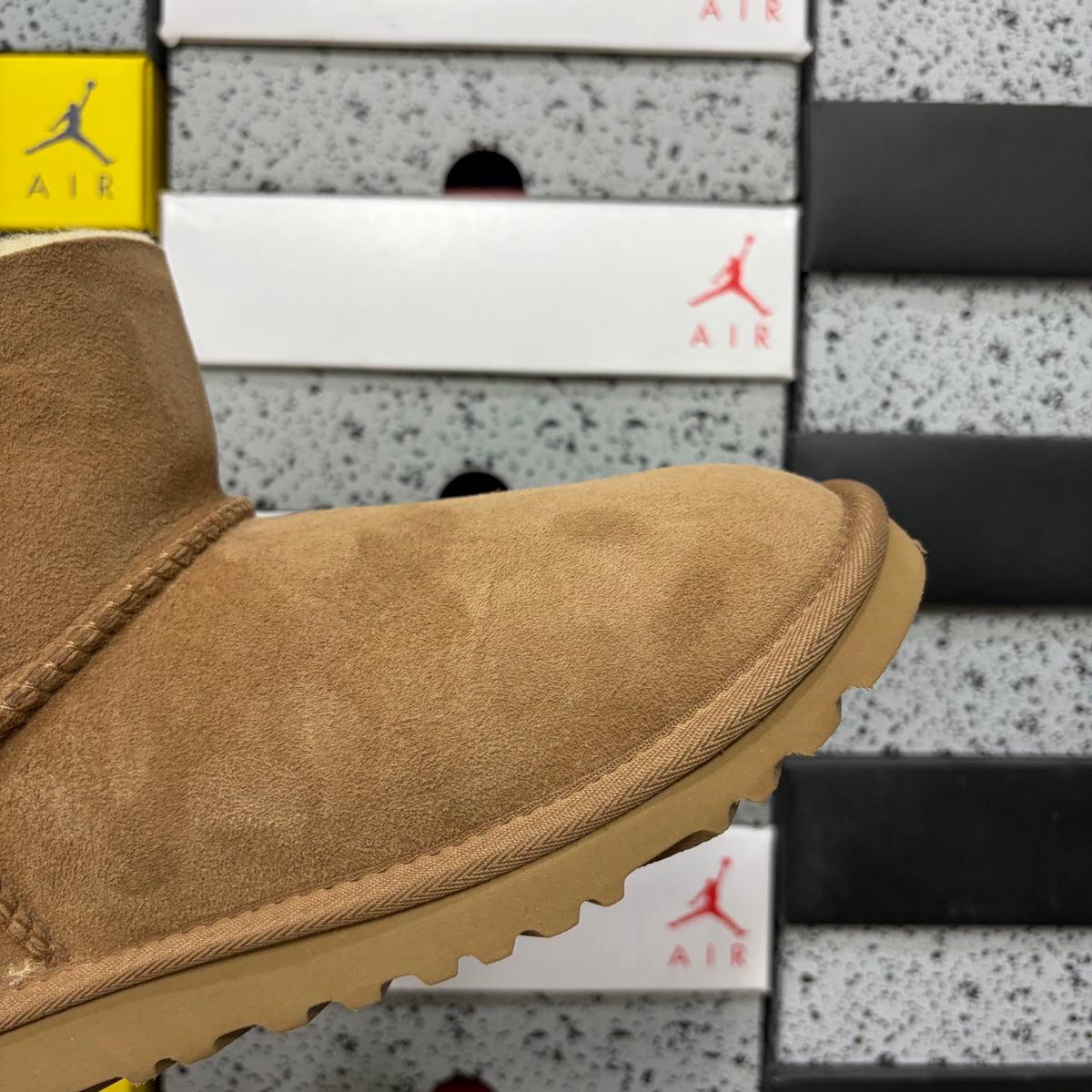 UGG Chestnut Button Boots with Plush Lining