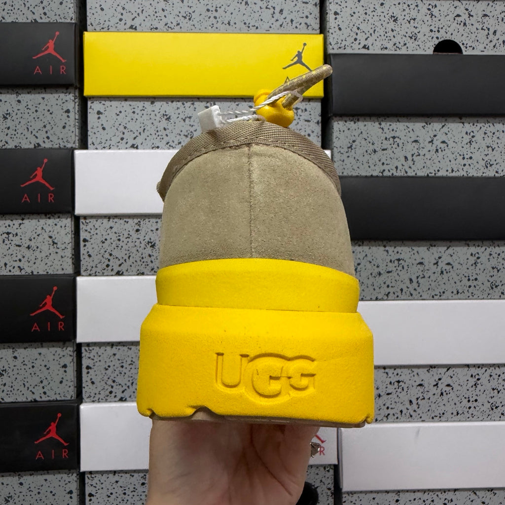 UGG Tasman Sand Slip-On Shoes with Yellow Chunky Sole | 4096