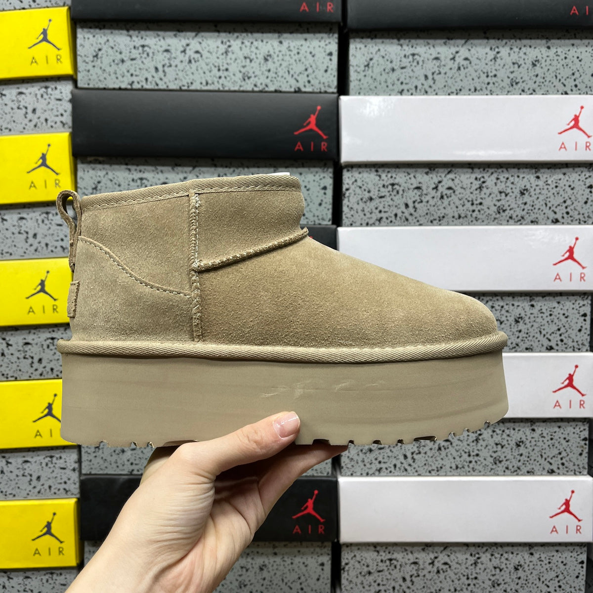 UGG Mustard Seed 5 cm Platform Ankle Boots