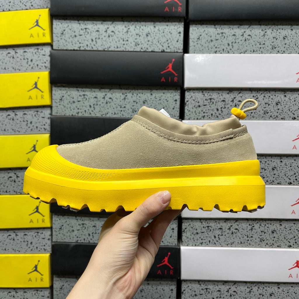 UGG Sand & Yellow Slip-On Platform Shoes