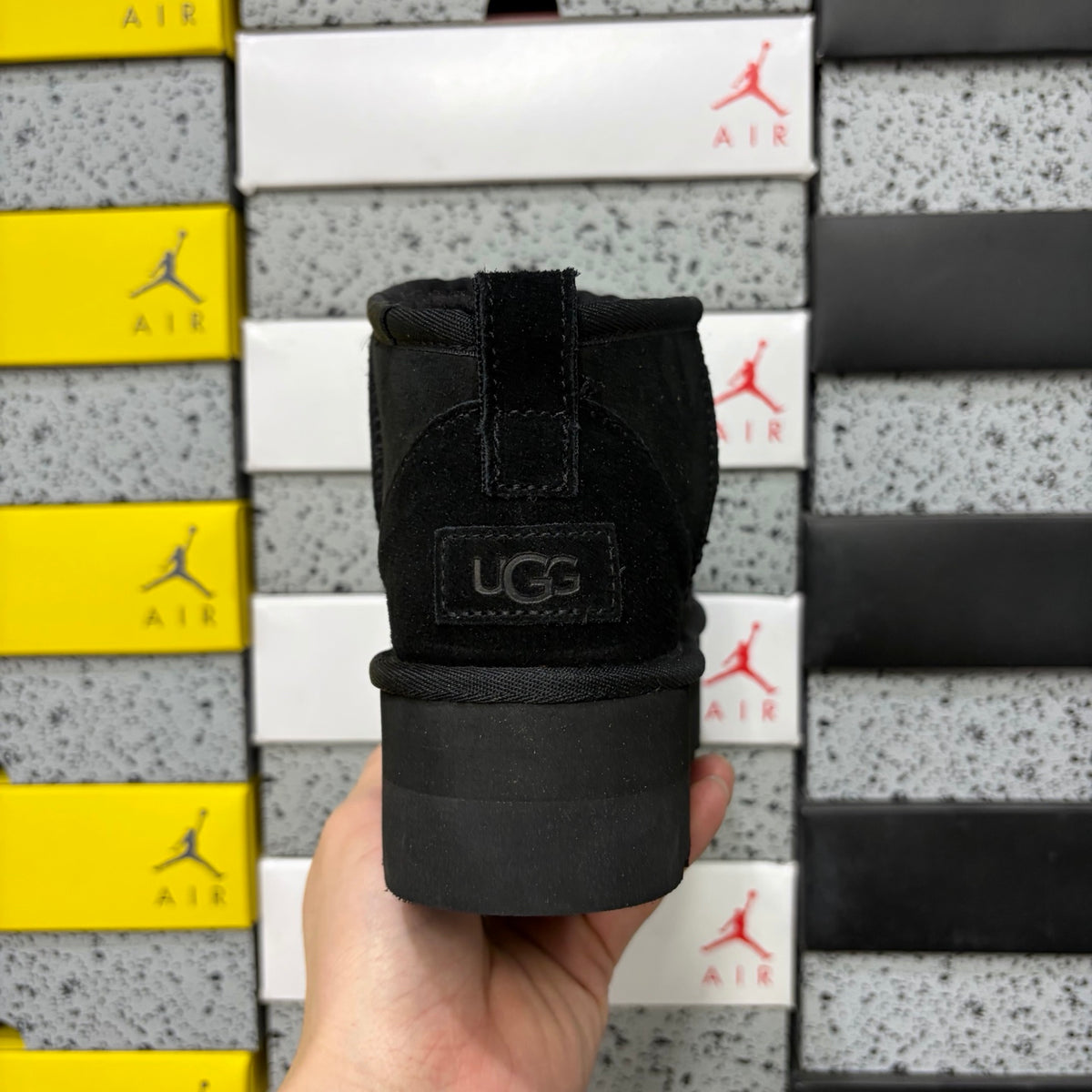 UGG Black Platform Mini Boots | 3 cm Sole