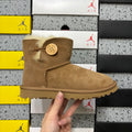 UGG Chestnut Button Boots with Plush Lining