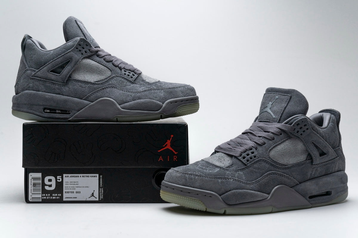 Nike Air Jordan 4 Retro x Kaws Cool Grey Reps Sneakers 930155-003
