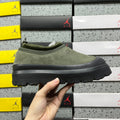 UGG Olive Green & Black Slip-On Platform Shoes