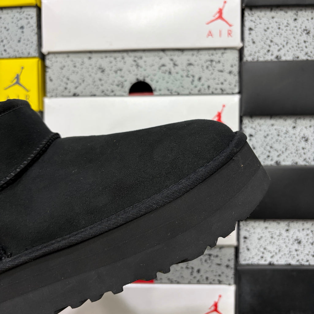 UGG Black Platform Mini Boots | 3 cm Sole