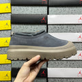 UGG Asphalt Grey Slip-On Platform Shoes