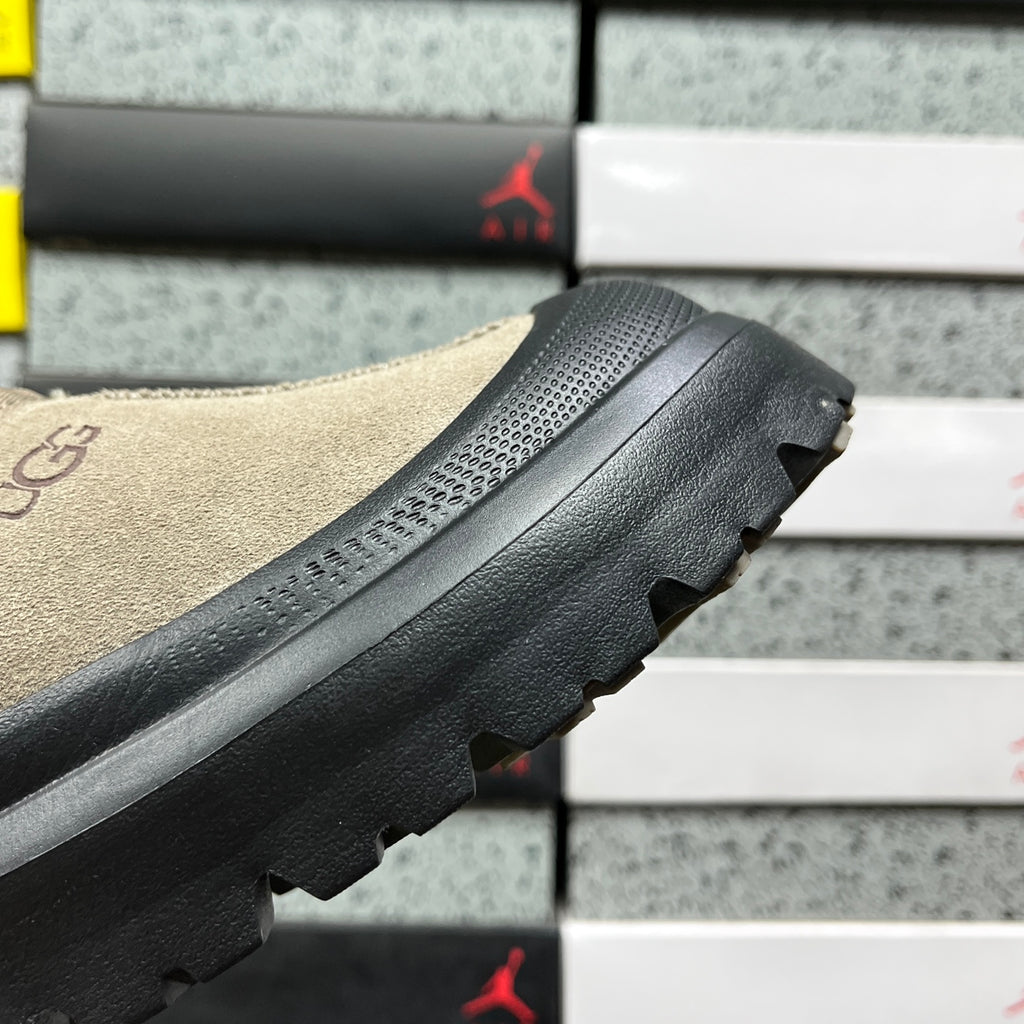 UGG Rain Grey & Black Slip-On Platform Shoes