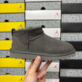 UGG Grey Mini Pull-On Ankle Boots