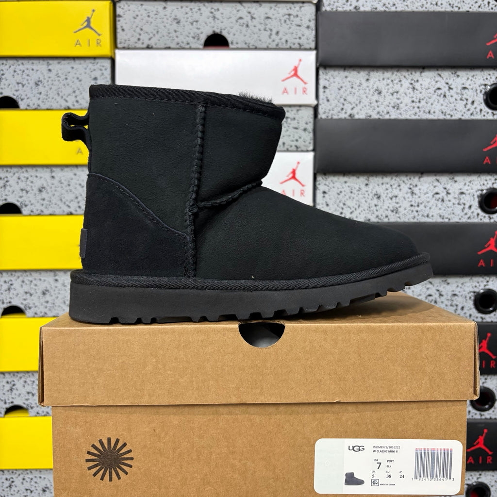 UGG Black Mini Pull-On Ankle Boots