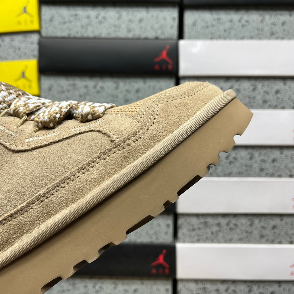 UGG Sand Lace-Up Platform Shoes