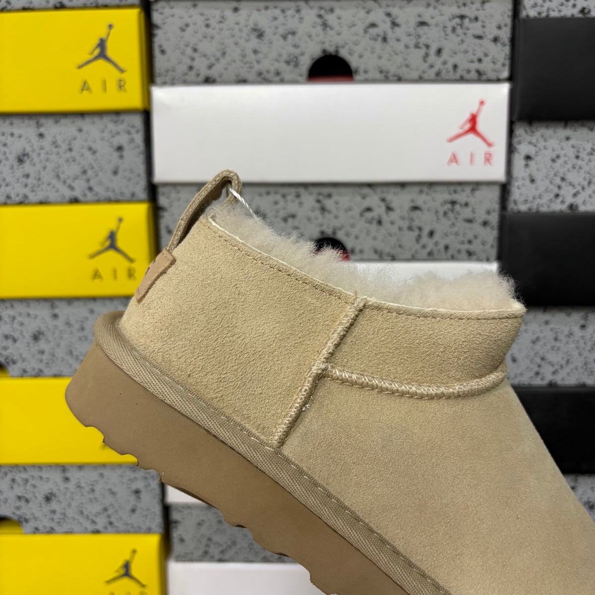UGG Sand Low-Profile Mini Slip-On Shoes