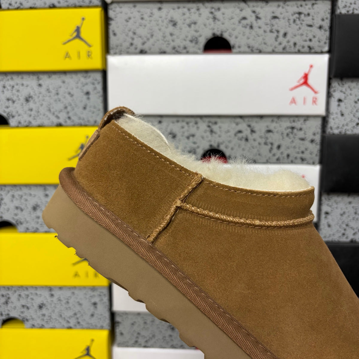 UGG Chestnut Low-Profile Mini Slip-On Shoes