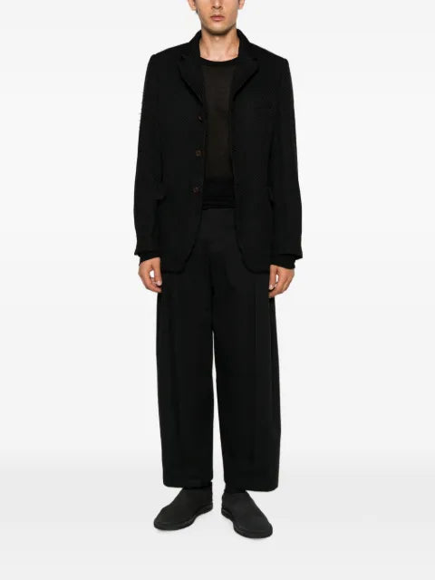 Comme des Garçons Homme Plus diagonal-stripe notched-lapels jacket
