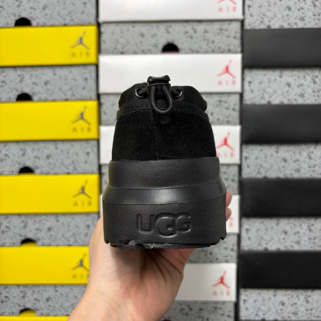 UGG Tasman Black Slip-On Shoes with Chunky Sole | 4096