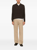 AROVESCIO waffle-knit chest-pocket sweater