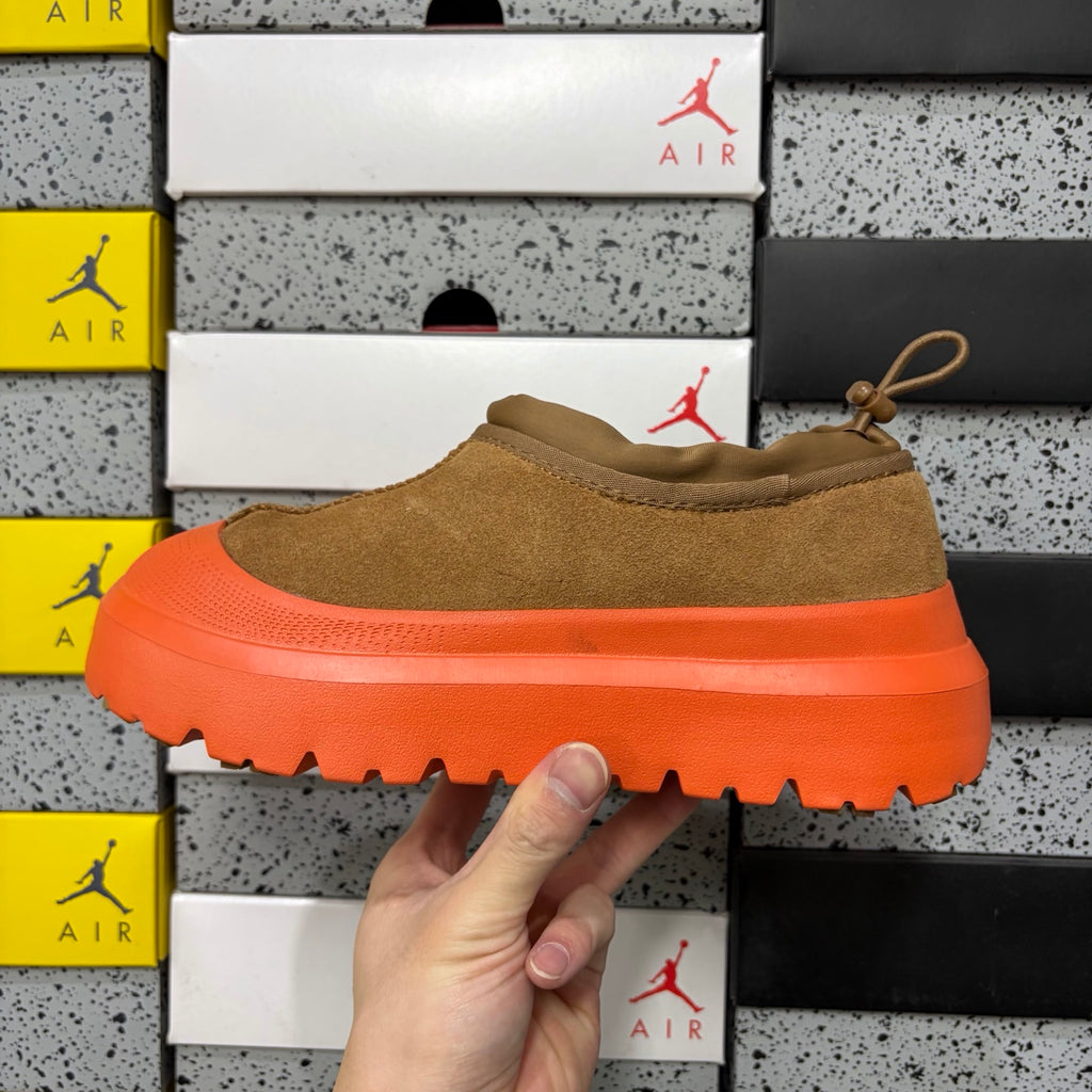 UGG Tasman Chestnut Slip-On Shoes with Orange Chunky Sole | 4096