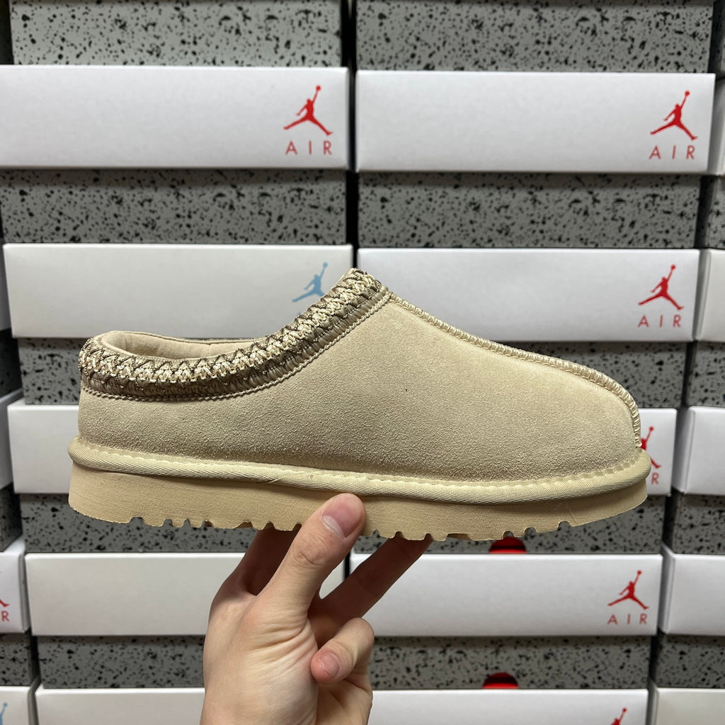 UGG Mustard Seed Braided-Trim Low-Profile Slip-On Shoes