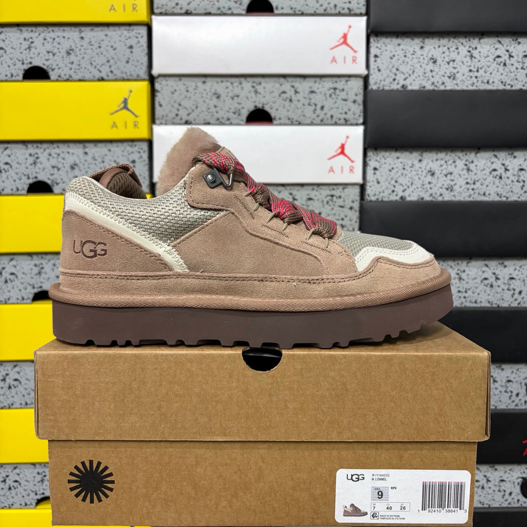 UGG Light Brown Low-Top Lace-Up Shoes