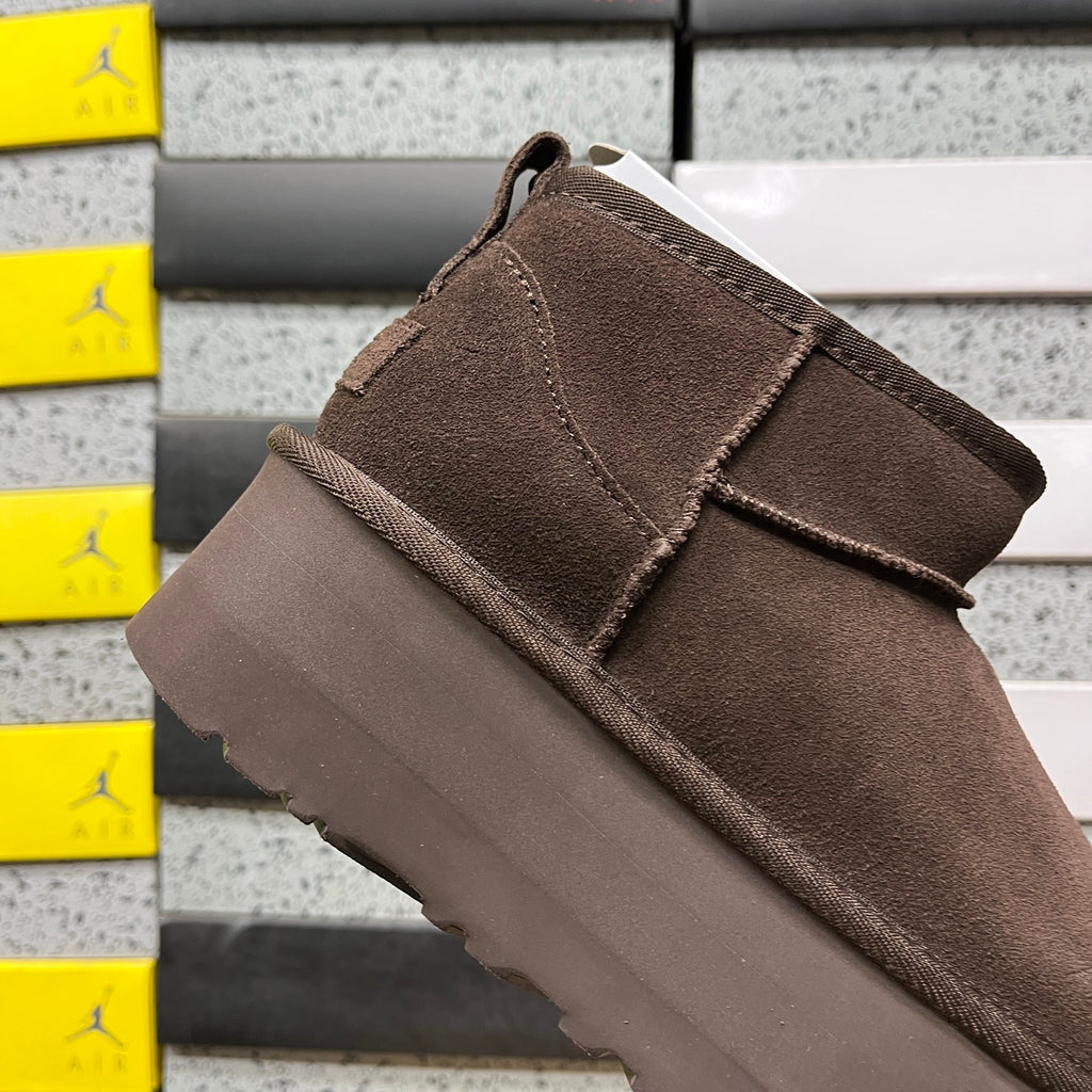 UGG Chocolate Brown 5 cm Platform Ankle Boots