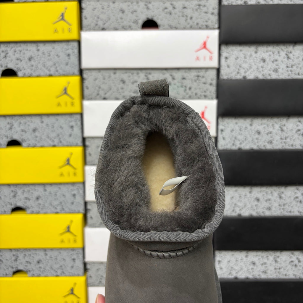 UGG Grey Mini Pull-On Ankle Boots