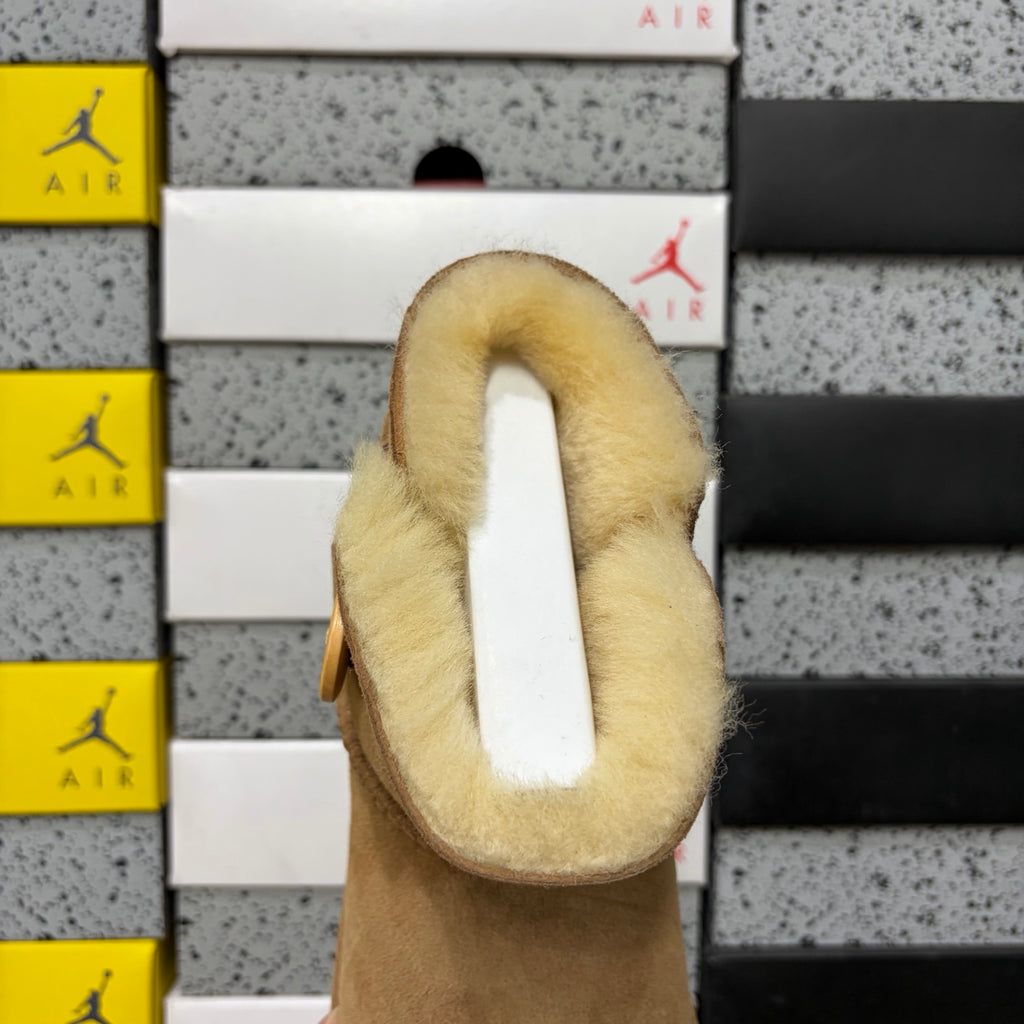 UGG Chestnut Button Boots with Plush Lining