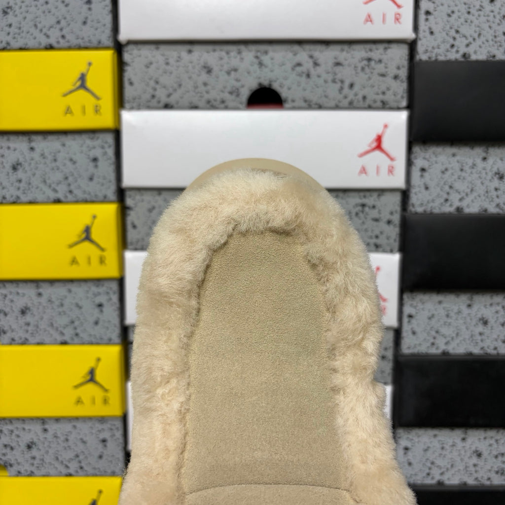 UGG Sand Plush-Trim Platform Ankle Boots