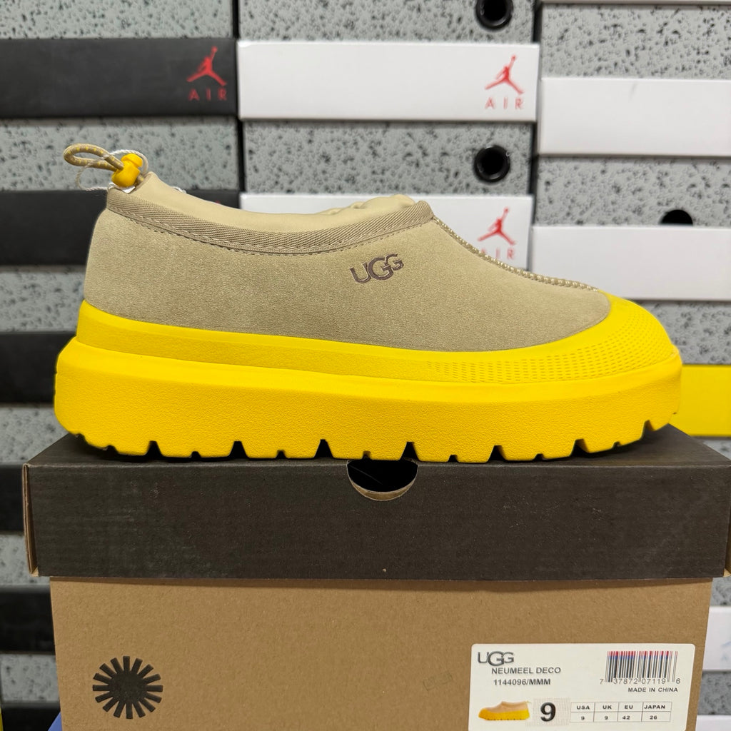 UGG Tasman Sand Slip-On Shoes with Yellow Chunky Sole | 4096