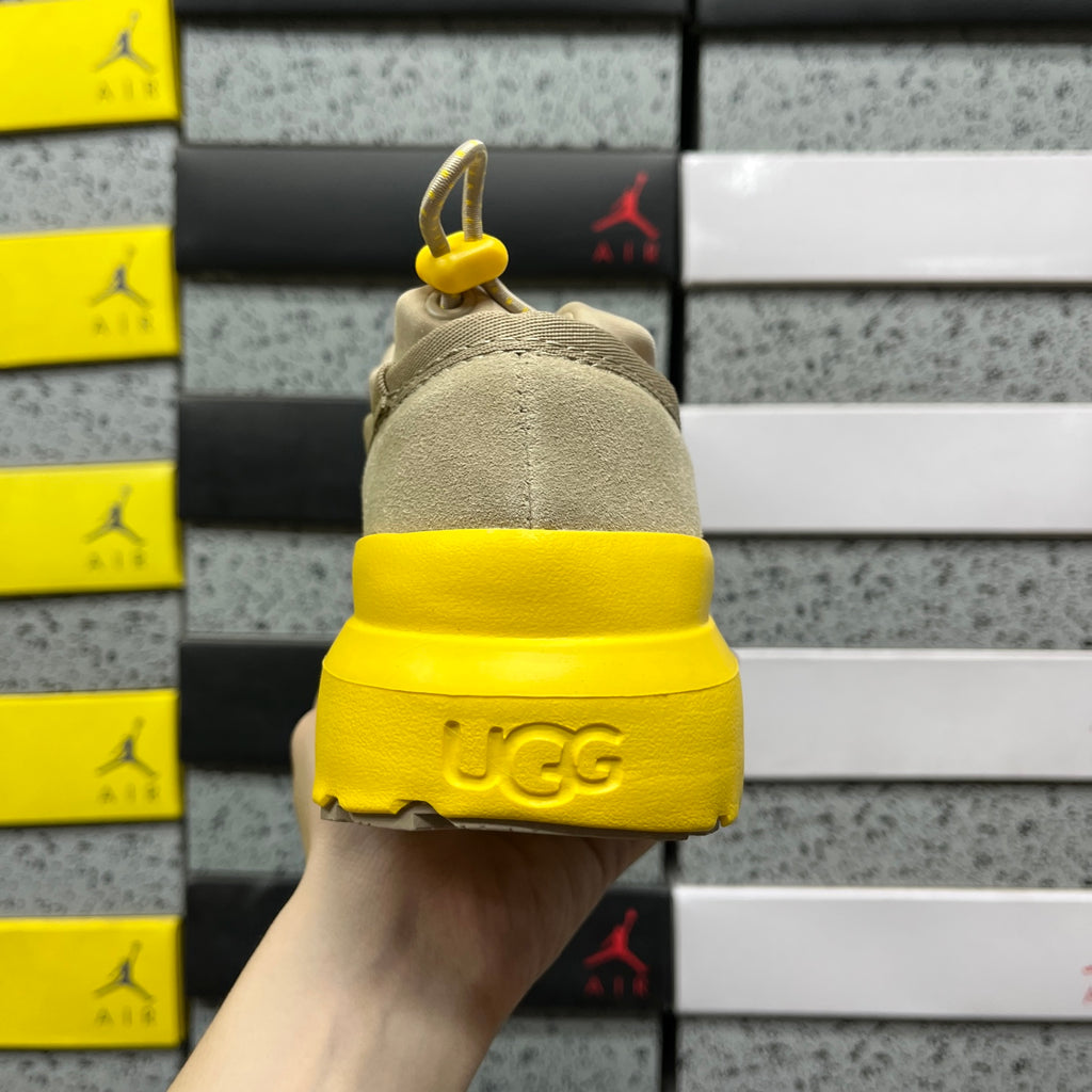 UGG Sand & Yellow Slip-On Platform Shoes