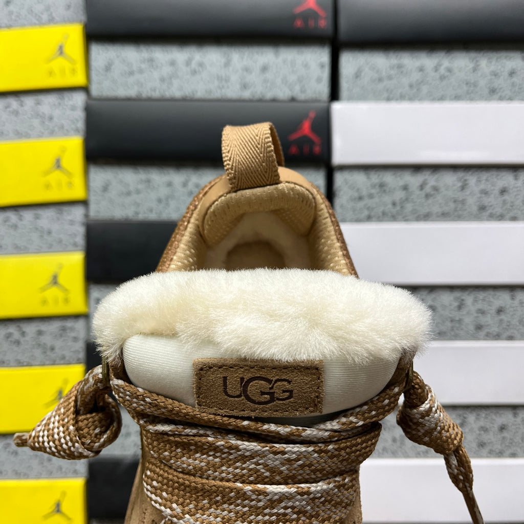 UGG Chestnut Lace-Up Platform Shoes