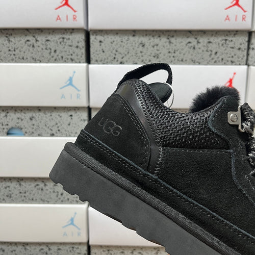 UGG Black Low-Top Lace-Up Shoes