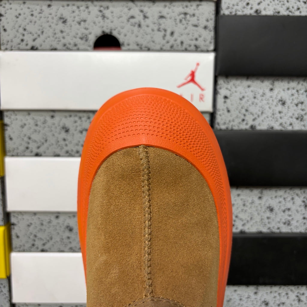 UGG Tasman Chestnut Slip-On Shoes with Orange Chunky Sole | 4096