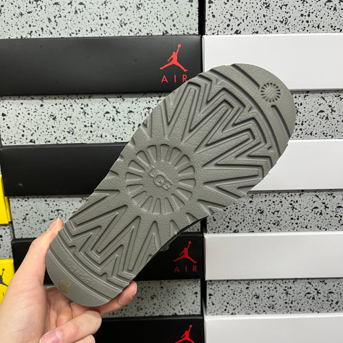 UGG Grey Mini Ankle Boots | W1116109
