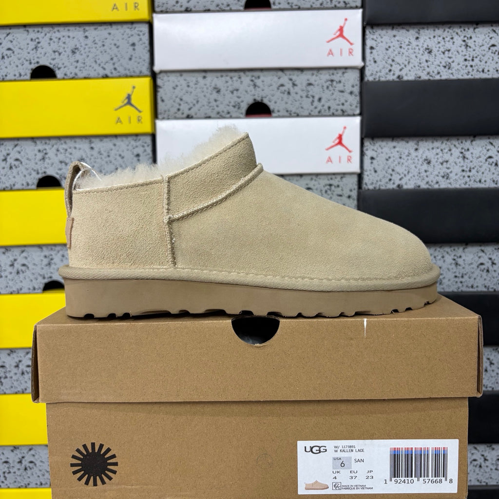UGG Sand Low-Profile Mini Slip-On Shoes