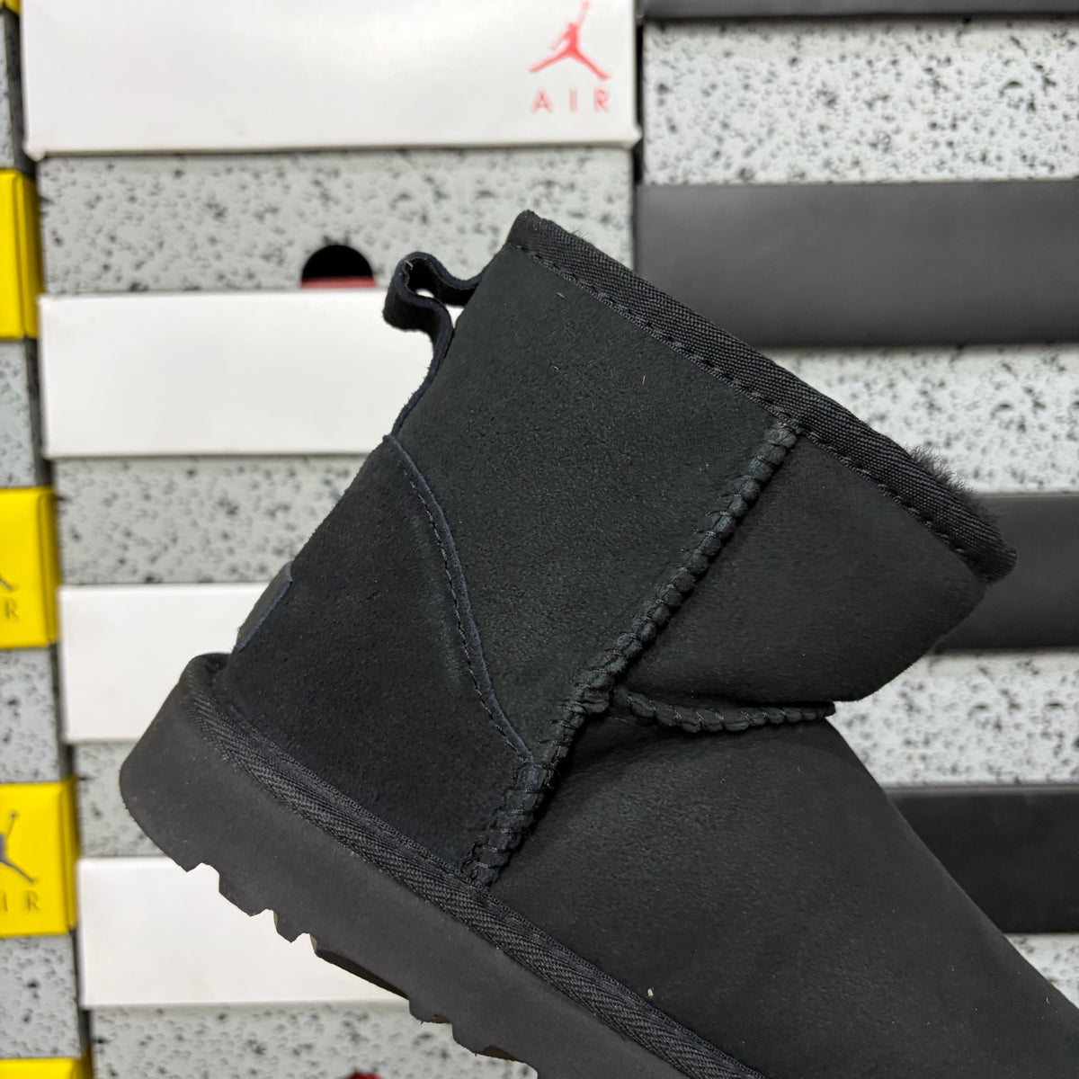 UGG Black Mini Pull-On Ankle Boots