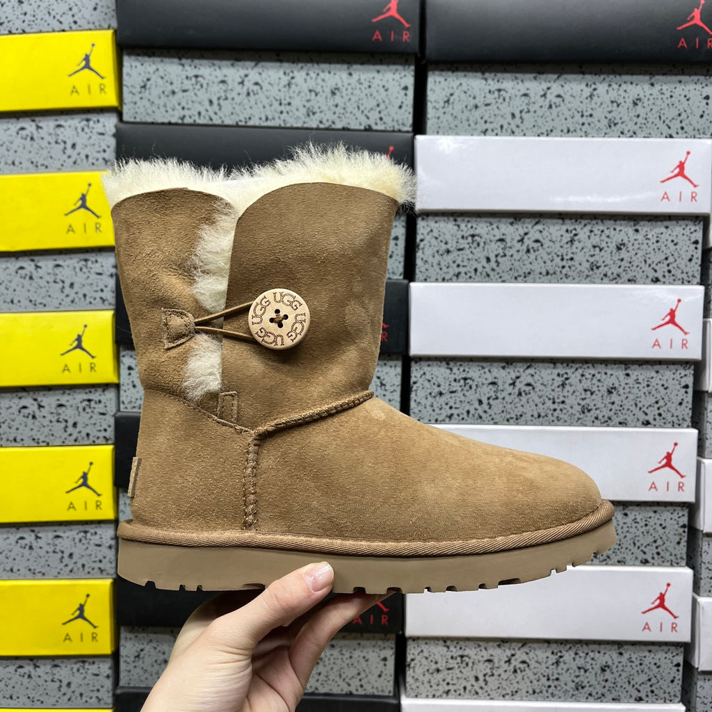 UGG Chestnut Button Mid-Calf Boots