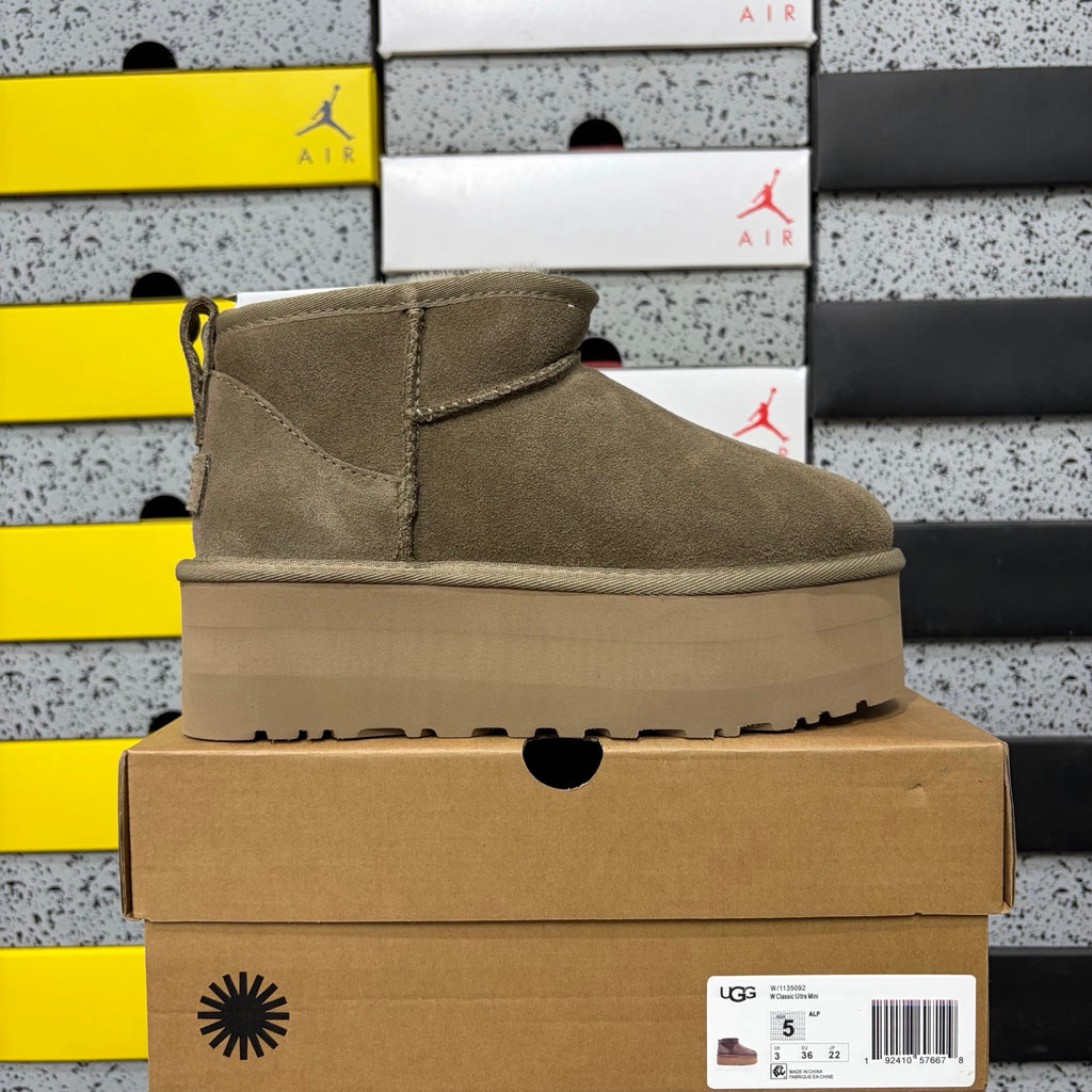 UGG Antelope Brown Platform Mini Boots | 5 cm Sole