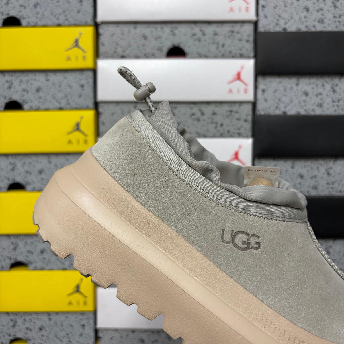 UGG Tasman Chestnut & White Slip-On Shoes | 4096
