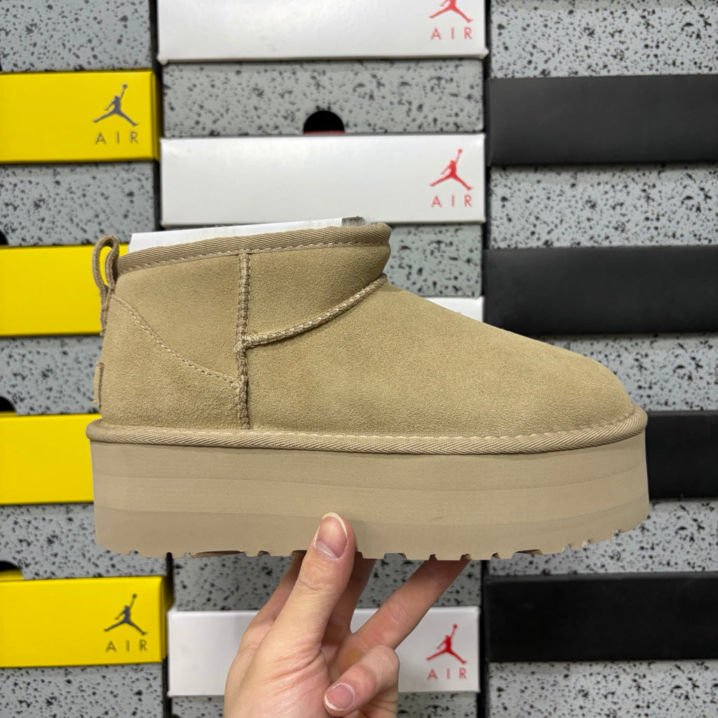 UGG Mustard Platform Mini Boots | 5 cm Sole