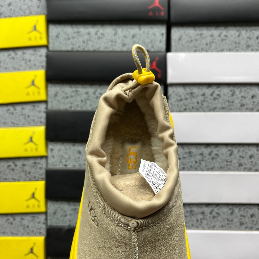 UGG Sand & Yellow Slip-On Platform Shoes
