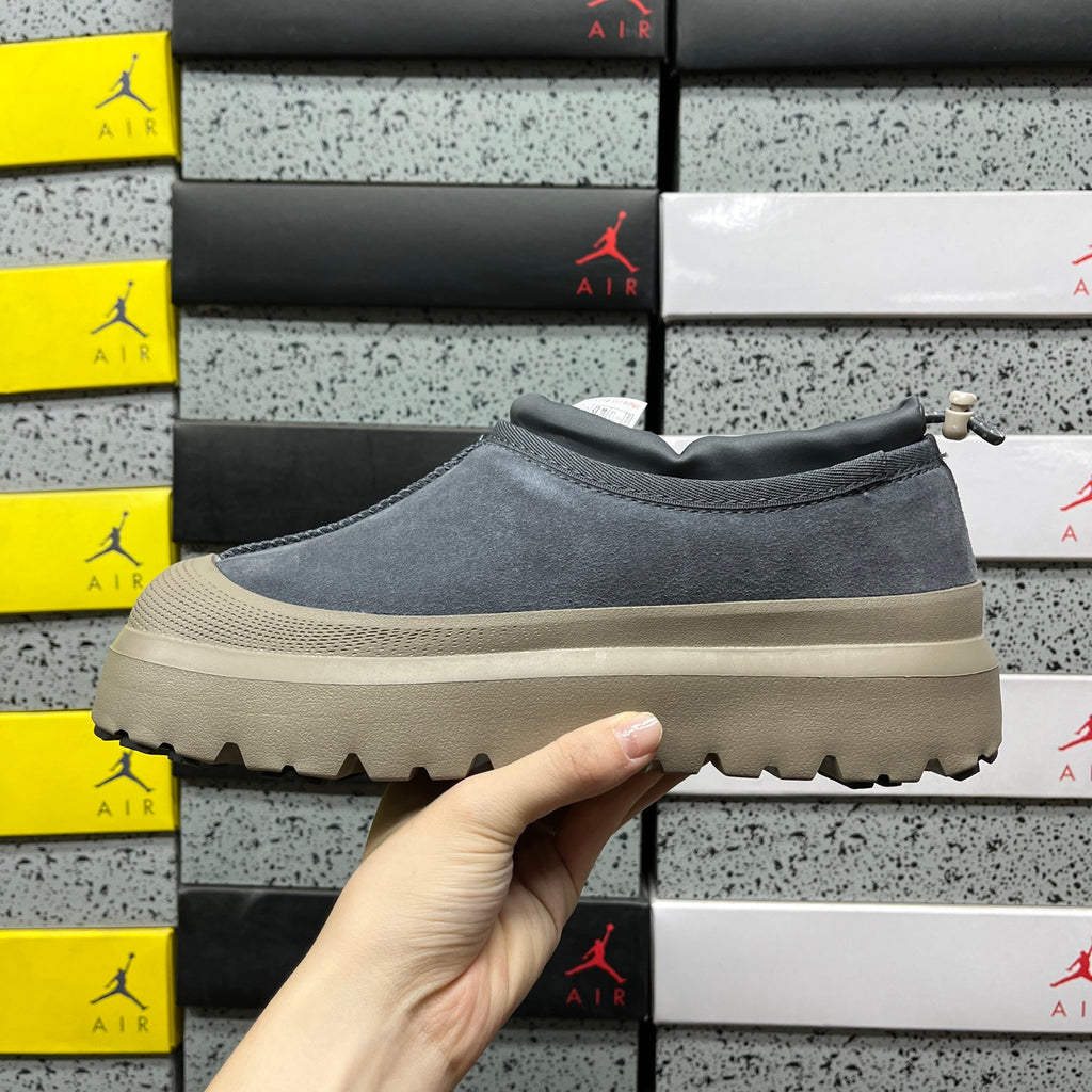 UGG Asphalt Grey Slip-On Platform Shoes