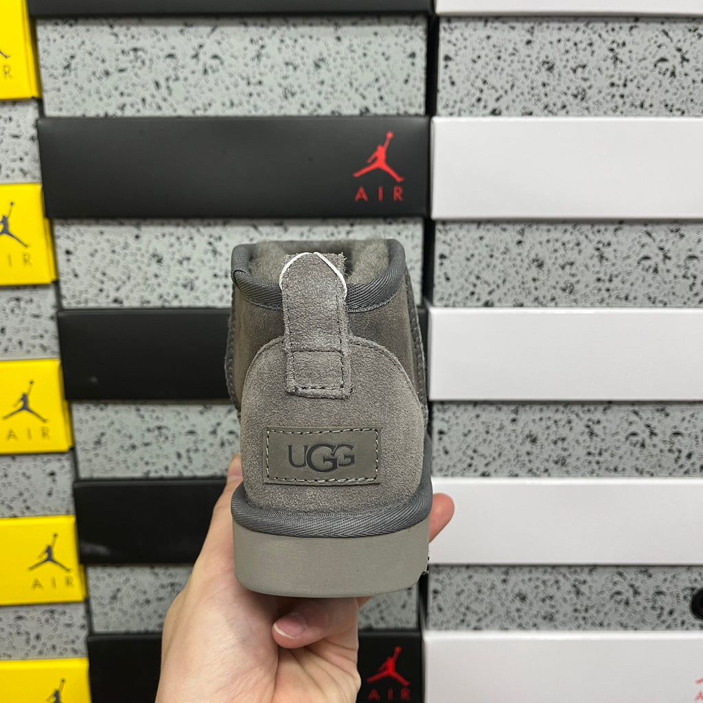UGG Grey Mini Ankle Boots | W1116109