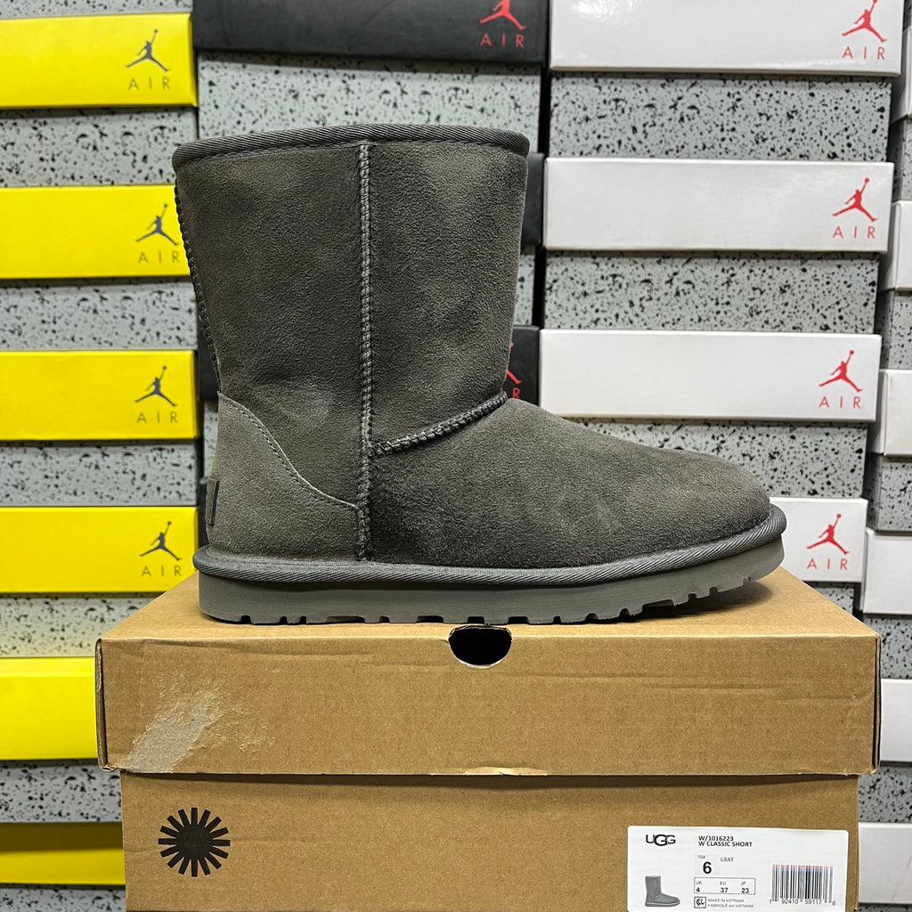 UGG Grey Pull-On Mid-Calf Boots