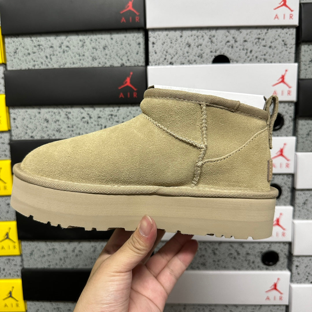 UGG Mustard Platform Mini Boots | 3 cm Sole