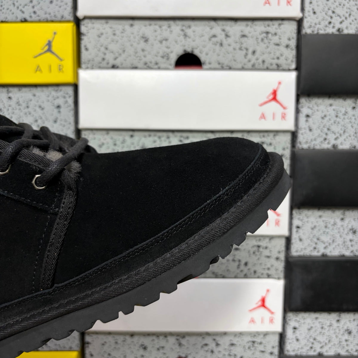 UGG Black Lace-Up Chukka Ankle Boots