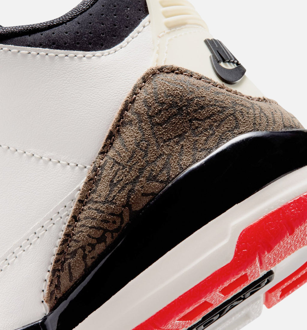 Air Jordan 3 Retro “Sail and University Red” Little Kids' Lifestyle Shoes (PS)