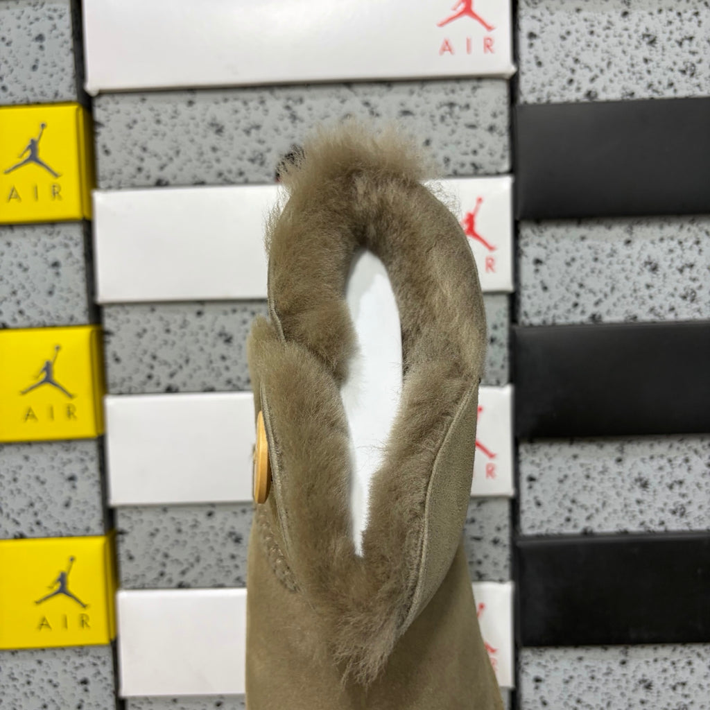 UGG Antelope Brown Button Boots with Plush Lining