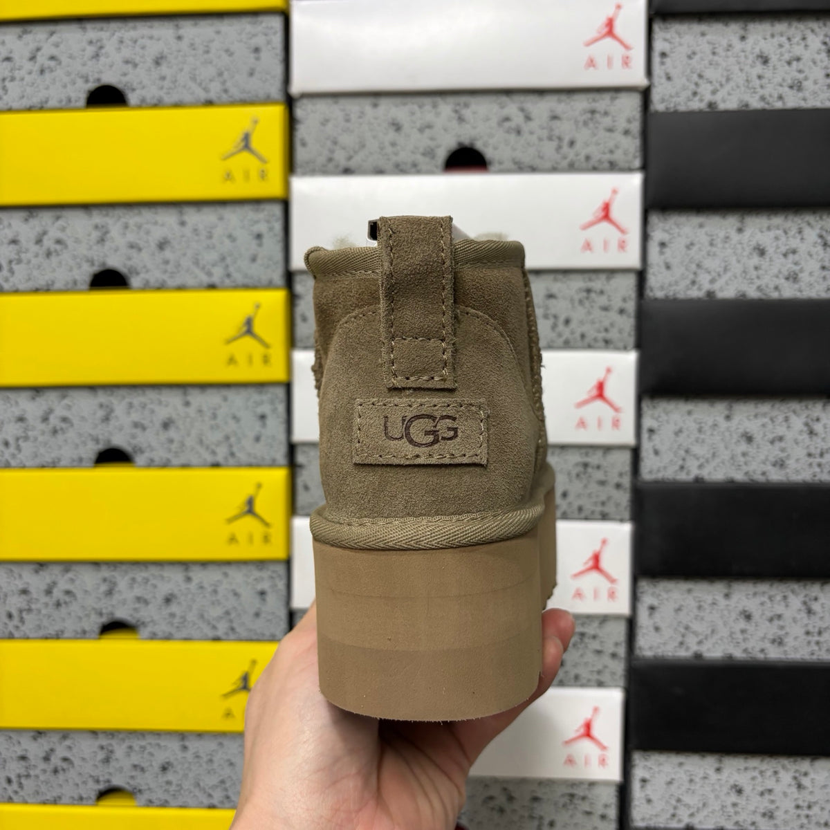 UGG Antelope Brown Platform Mini Boots | 5 cm Sole