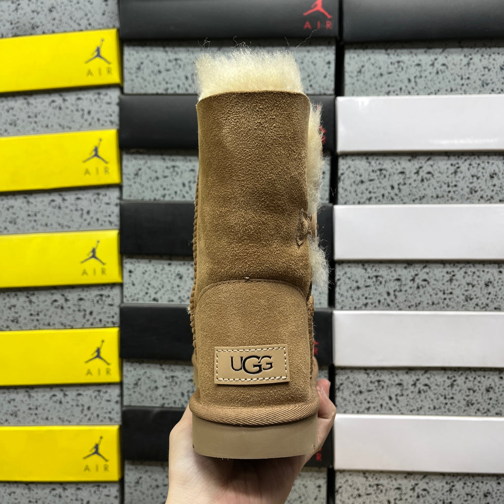 UGG Chestnut Button Mid-Calf Boots