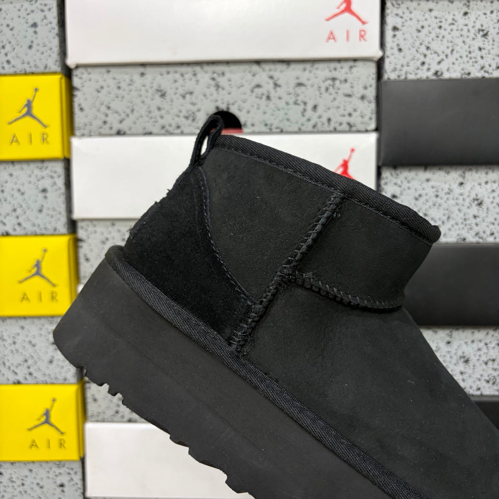 UGG Black Platform Mini Boots | 3 cm Sole
